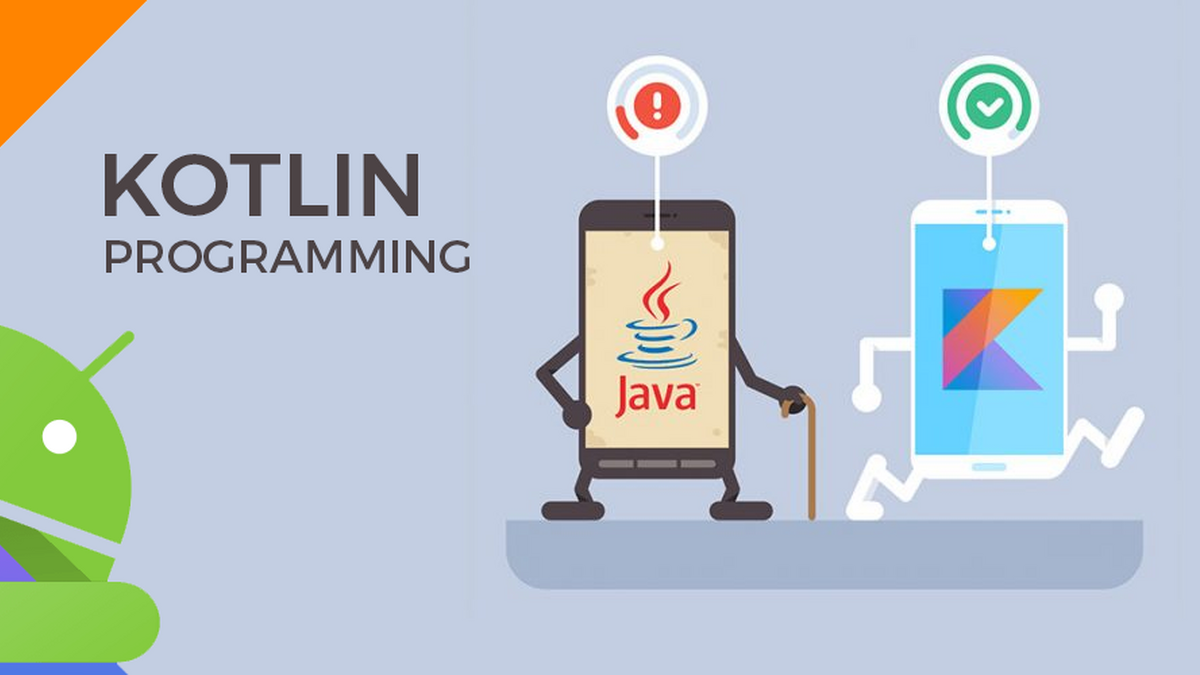 Kotlin bot. Kotlin multiplatform. kotlin multiplatform mobile logo.